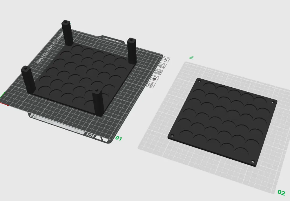 Display and storage 25mm bases - Free 3D Print Model - MakerWorld