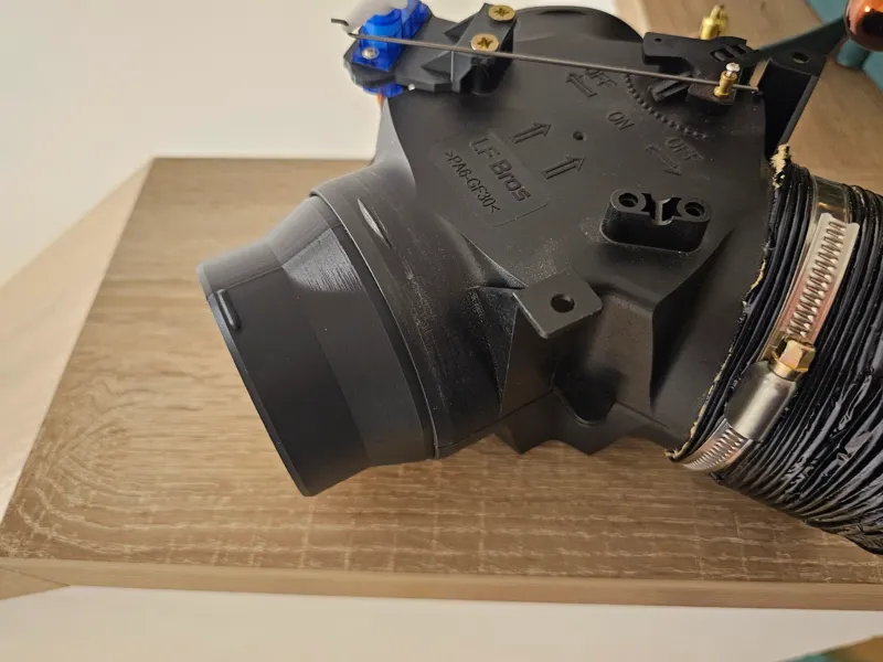 Diesel heater flap adapter to 75mm