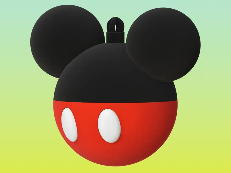 Bola navideña Mickey
