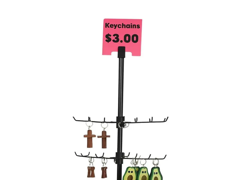 Keychain Stand Pole Price Tag