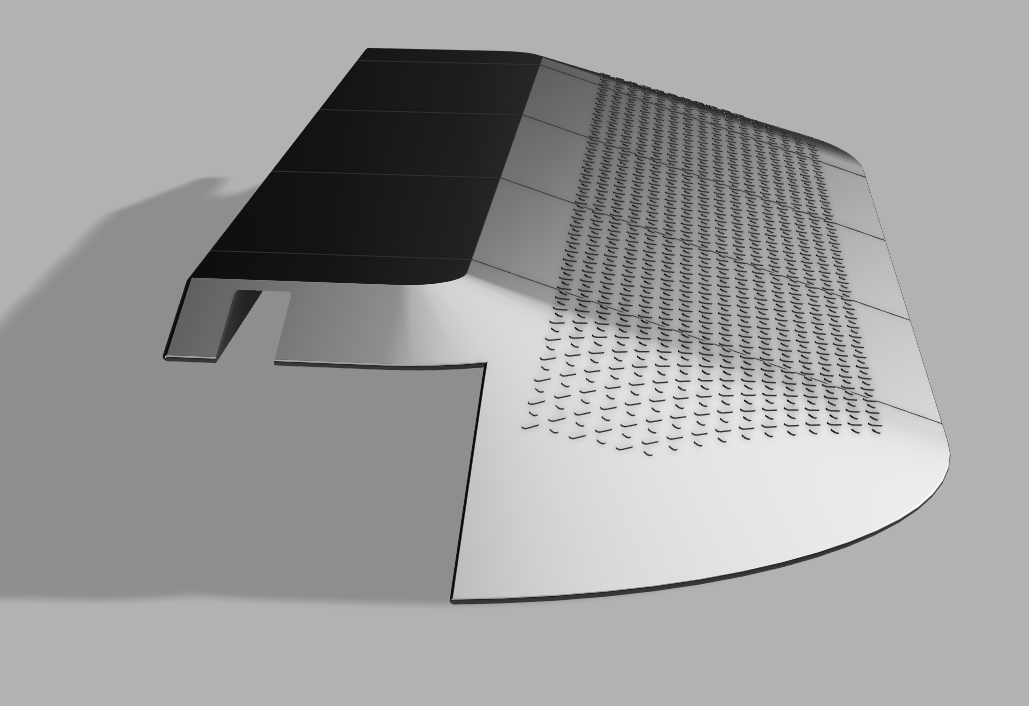 Miniatura 3 do modelo 3D 扫地机器人推拉门爬坡垫