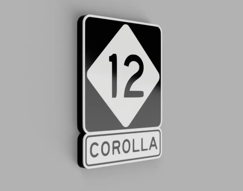 OBX Corolla Magnet