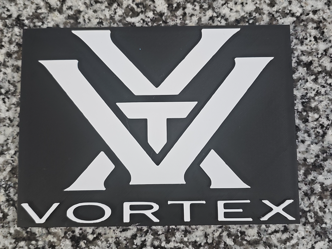 Vortex Firearm Optics 3D Logo Wall Sign Plaque