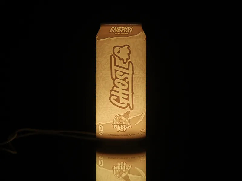 Ghost Energy 'Merica Pop Lithophane
