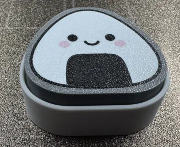Llavero: Kawaii Onigiri Clicker Fidget Keychain — vista de referencia 3