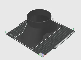 Priruba odsavania 116mm - exhaust flange 116mm