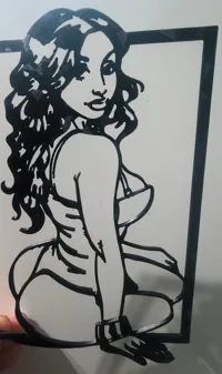 Pin-up glamour — déco murale — photo 4