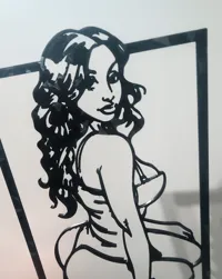 Pin-up glamour — déco murale — photo 2