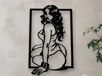 Pin-up glamour — déco murale — photo 1
