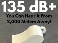 Loudest Whistle On Maker World