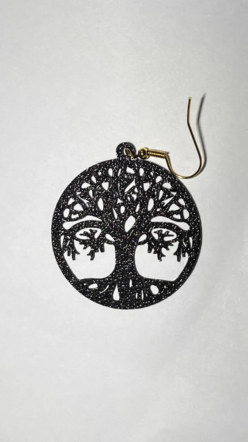 Earrings tree Of Life view 3