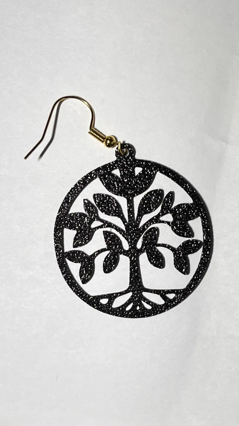 Earrings tree Of Life view 4