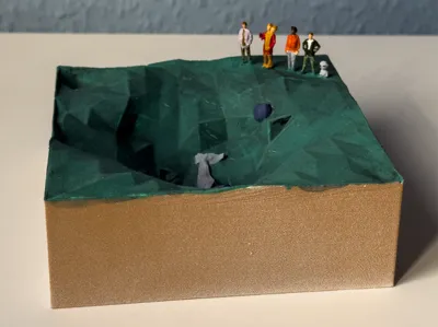 Hitchhiker's Guide to the Galaxy Diorama 