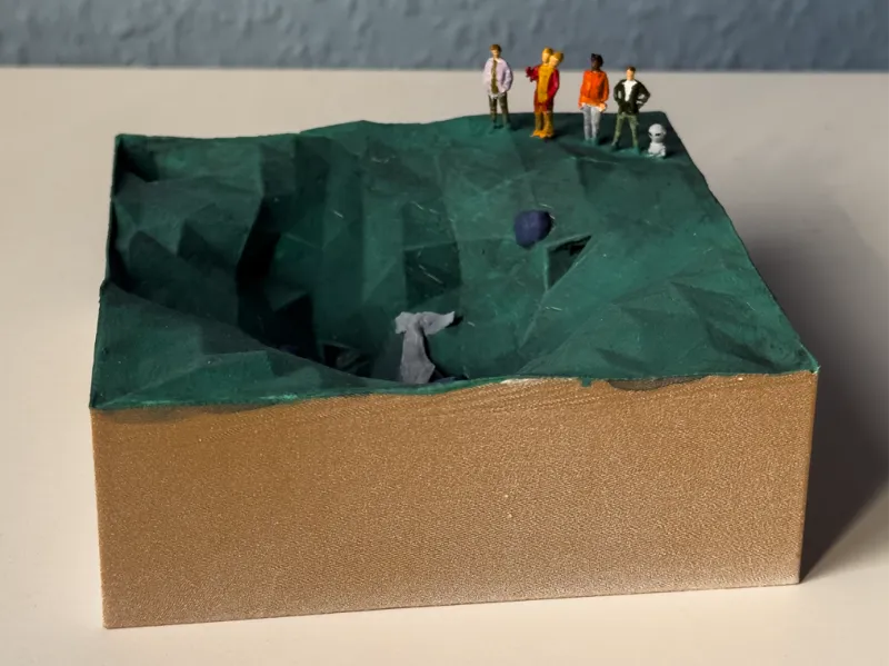 Hitchhiker's Guide to the Galaxy Diorama 
