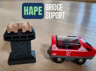 Hape train bridge support