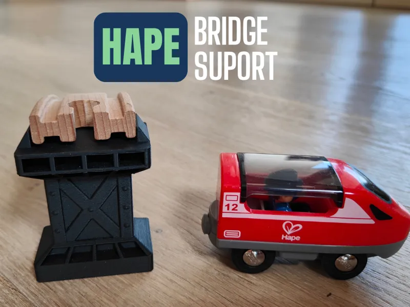 Hape train bridge support