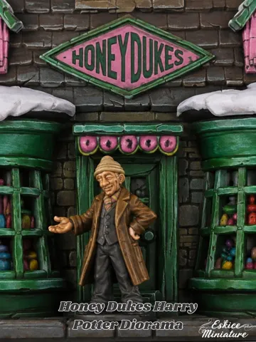 Escenografía en miniatura: Honeydukes Harry Potter Diorama — vista de referencia 2