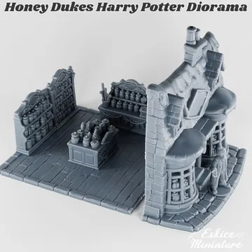 Escenografía en miniatura: Honeydukes Harry Potter Diorama — vista de referencia 4