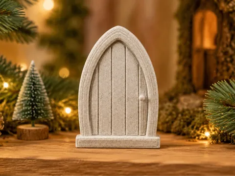 Tapa o cubierta: Christmas Elf Door — referencia de MakerWorld