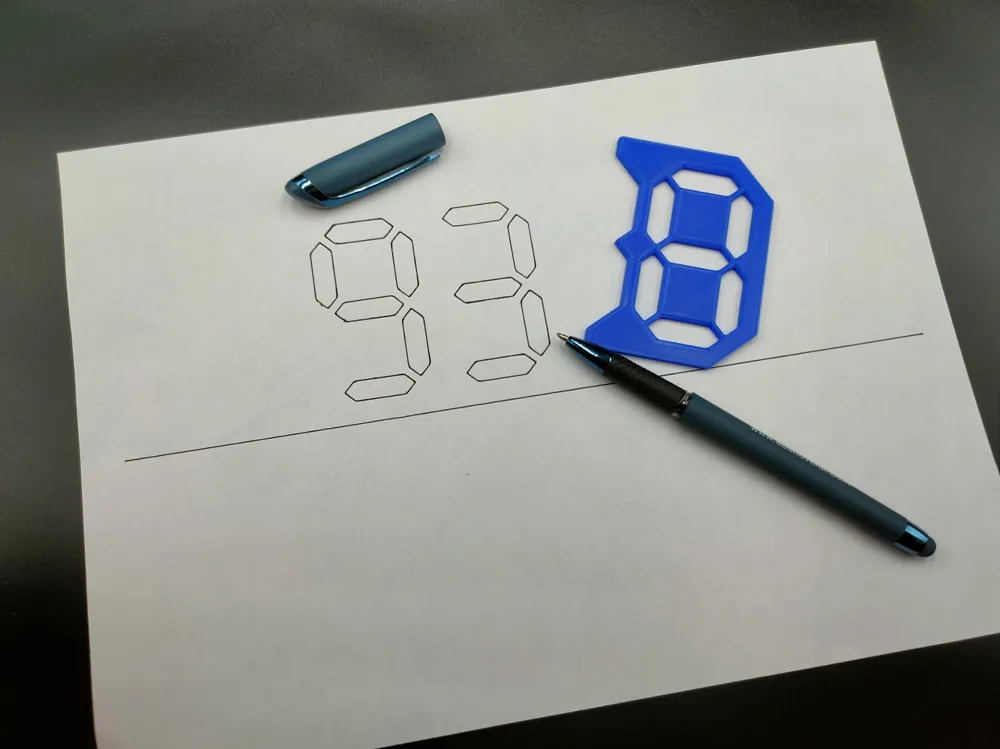 Alphanumeric lettering guide - Free 3D Print Model - MakerWorld