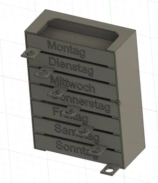 Tabletten Organizer