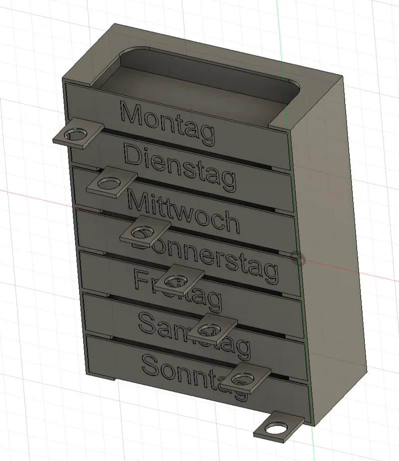 Tabletten Organizer 