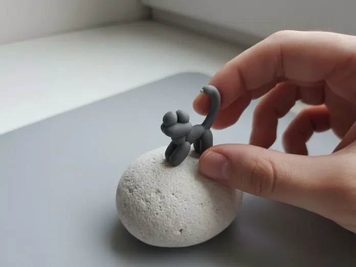 Cute tiny Balloon Cat