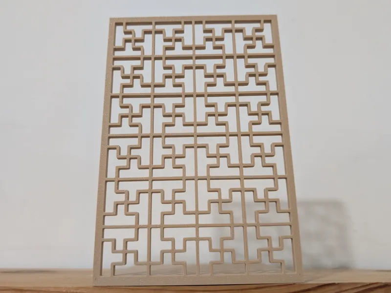 Kumiko Bookends - Manji-tsunagi