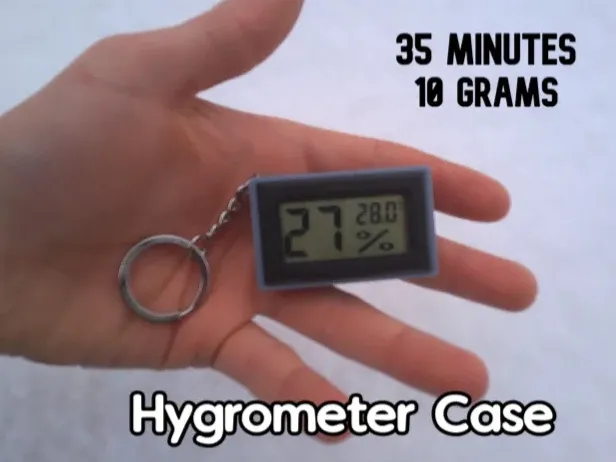 Outdoor/Hiking Hygrometer Case Keychain