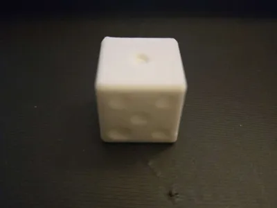 Rounded D6 Dice (Beginner Tinkercad Design)
