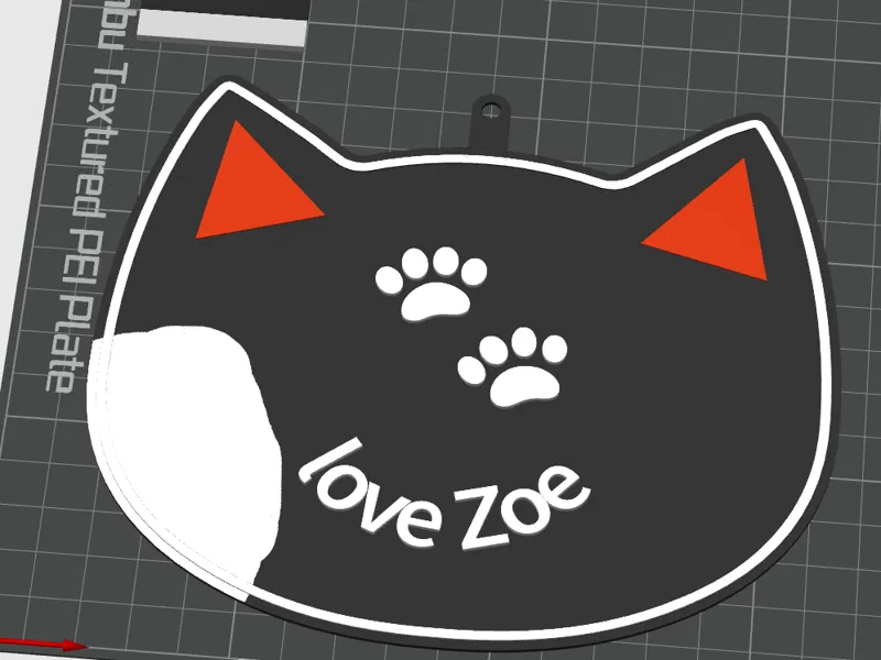 ornament: love Zoe