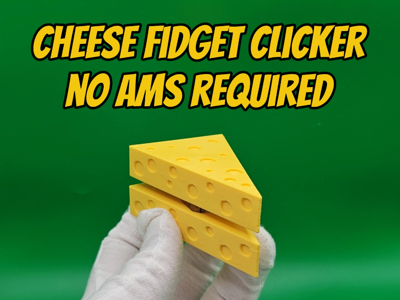 Cheese Fidget Clicker Toy