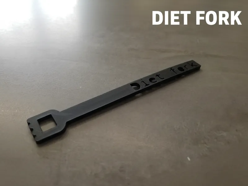 Diet fork gimmick