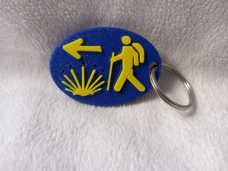 Llavero Camino de Santiago – Peregrino, Flecha