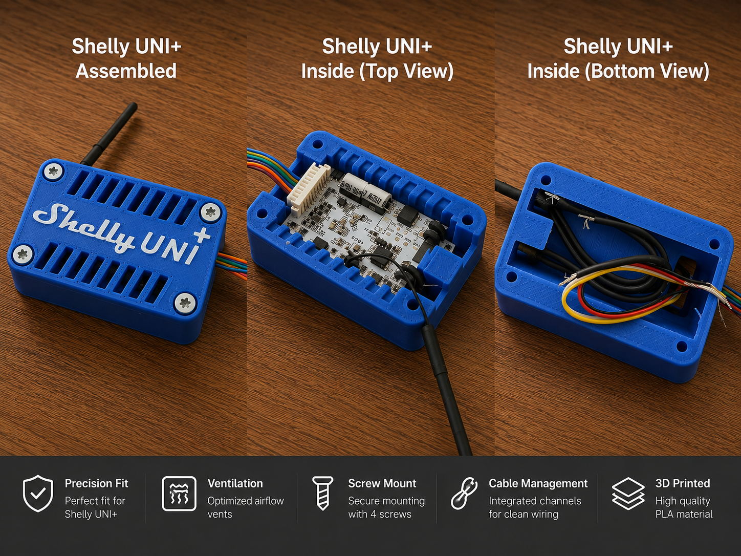 Shelly Plus UNI Ventilated Case