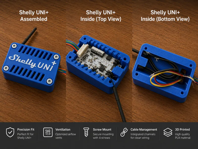 Shelly Plus UNI Ventilated Case