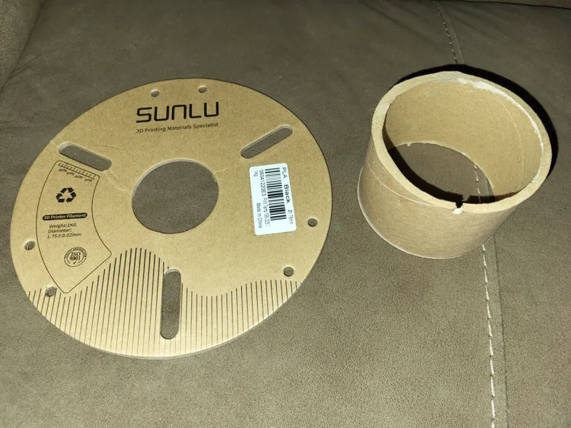 Sunlu Spool - Replace the Cardboard with Plastic