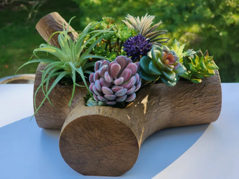 Log Planter