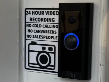 No Soliciting - CCTV - 24 Hour Recording - Sign