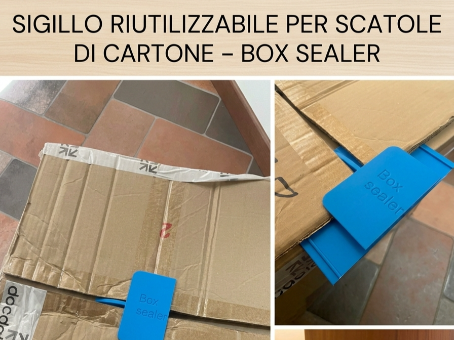 BoxSaver: Quick & Reusable Cardboard Flap Clip - 1