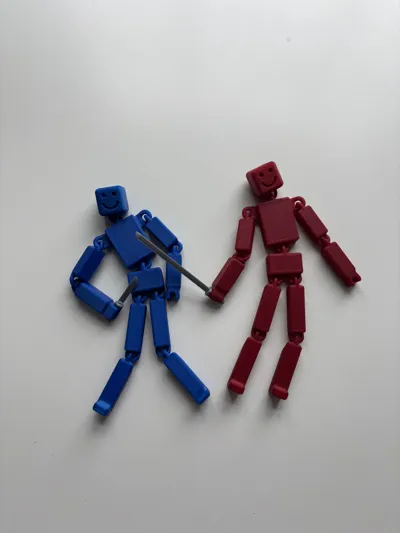 Quixels Ragdoll Design Flexible Ragdoll V3 - Free 3D Print Model - MakerWorld