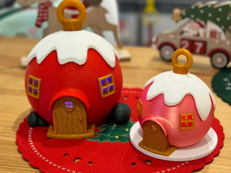 Casa Bola de Navidad