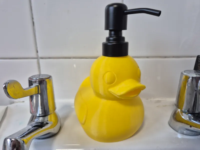 Rubber Duck Soap Dispenser | Bathroom Decor