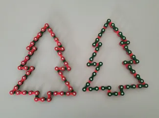 Christmas tree bike chain