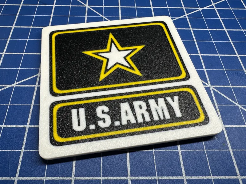 US Army Coaster + 3 Caddy Size Options
