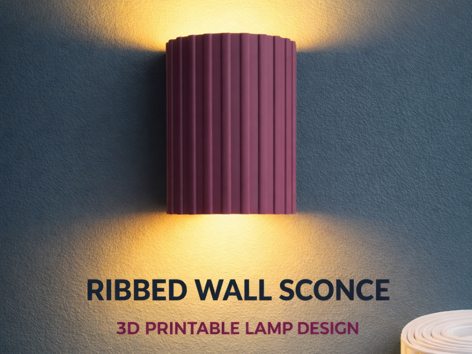 Ribbed Wall Sconce