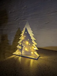 Faster! Simple big tree - 0.28mm layer, 2 walls, 40% infill