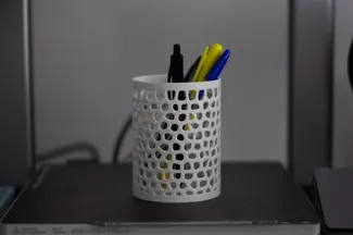 Pen Holder Voronoi Pot