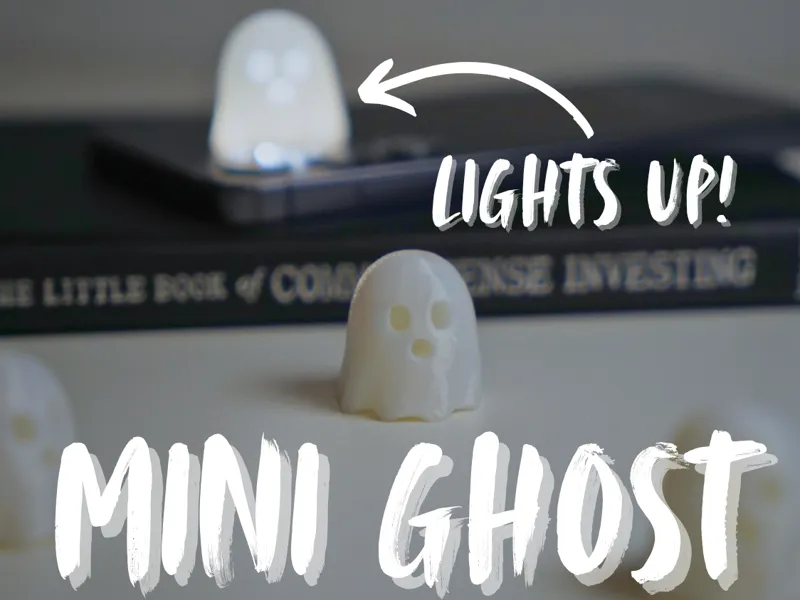 Light up cute ghost