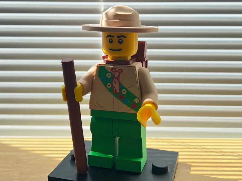 Scout Boy Big Brick Figure